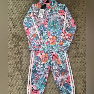BRAND NEW!! Adidas Floral 2 Piece Track Set *FINAL SALE*